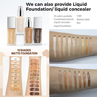 Flacon vide de luxe 30 ml en verre avec bouchon à vis argenté pour maquillage, imperméable, pour fond de teint et emballage cosmétique – Vente en gros