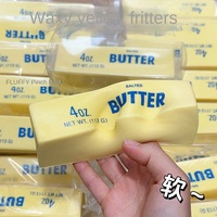Bâton de beurre en PU à rebond lent, jouet anti-stress à presser, jouet de décompression en forme de fromage, cadeau parfait pour filles, garçons et collègues de travail