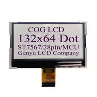 Personnalisé 132*64 Mono Gris 2.9 Pouces 8 Bits Parallèle Mcu 28 broches Socket Fpc St7567 13264 132x64 module d'affichage lcd graphique