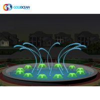 Haut-parleurs d'eau de danse de musique de système multimédia de 10m de diamètre extérieur fontaine à Led avec lumières