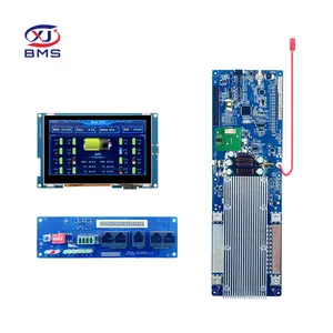 XJ Smart Bms Li-Ion 15S 16S 48V 100A 200A Lifepo4 Batería Bms Rs485/Can/Buzzer/Lcd Tablero de protección de almacenamiento de energía