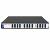 Multiplexor de Fibra Óptica de 8 Canales 1310/1550nm WDM Pasivo Mux Demux 1U para Montaje en Rack, Fibra Única Bidireccional para Redes FTTH