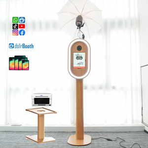 สตูดิโอถ่ายภาพ <span class=keywords><strong>iPad</strong></span> แบบไม้ พร้อมไฟสร้างบรรยากาศสำหรับกล้องและภาพพิมพ์ทันที เครื่องถ่ายภาพ <span class=keywords><strong>iPad</strong></span> น้ำหนักเบา พกพาสะดวก - Product Image 1