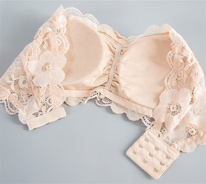 Thả vận chuyển trở lại gần <span class=keywords><strong>3</strong></span> móc vest áo ngực liền mạch Ống Top cô gái nhỏ trong ren áo ngực cô gái ngọt ngào Ống Top cho dưới áo ngực - Product Image 2