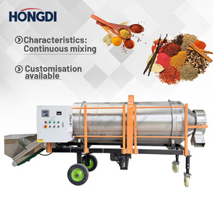 Mezcladora de Tambor Continuo de Acero Inoxidable de Alta Eficiencia con Motor AC para Secado en Procesamiento de Alimentos y Producción de Condimentos - Product Image 2