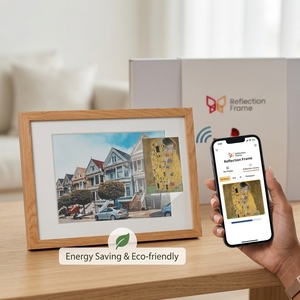 Cadre photo <span class=keywords><strong>E</strong></span> Ink 13,3 pouces avec WiFi, écran <span class=keywords><strong>E</strong></span> Ink à rotation automatique, cadeau pour la famille, Noël - Product Image 2