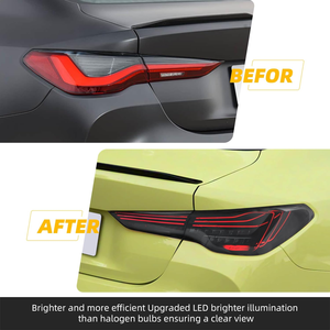 ชุดไฟท้าย LED สำหรับ BMW 4ชุด G22 G23 G82 G26 M4 CSL 2020-2023 (สีแดง) ได้รับคำสั่งซื้อที่กำหนดเอง - Product Image 6