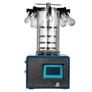 เครื่องทำแห้งแบบแช่แข็งชนิดหลายท่อแบบตั้งโต๊ะขนาดเล็กสำหรับห้องปฏิบัติการ - Product Image 3