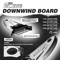 Planche de Wingfoil Spatium Downwind Surf Hydrofoil avec pagaie, planche de Wing Foil gonflable Downwind, planche de surf en carbone