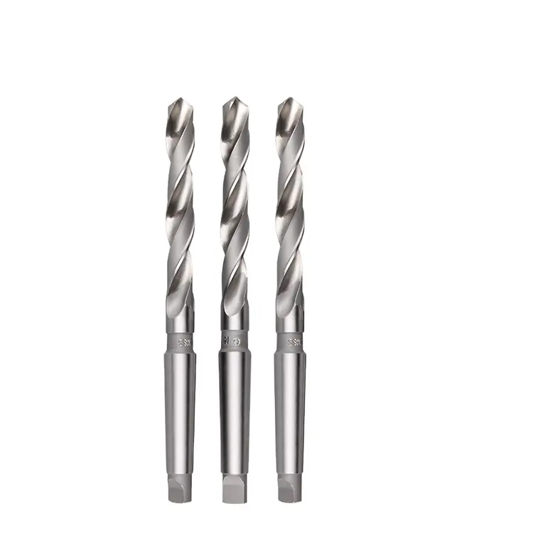 High quality DIN345 HSS taper shank twist drill bit for drilling holes stainless steel