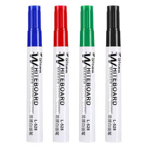 Pennarelli Cancellabili all'Ingrosso per Lavagna Bianca Uso Ufficio e Scuola Inchiostro Cancellabile ad Aria 4 Colori <span class=keywords><strong>Punta</strong></span> a Pennello 2mm - Product Image 5