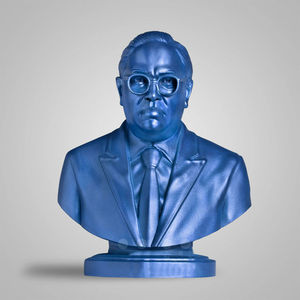 Statua della decorazione dell'ufficio festeggia la statuetta su ordinazione Di Personaggi Famosi statua d'oro Di Ambedkar - Product Image 3