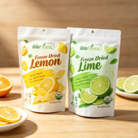 Op maat gedrukte recyclebare food grade PE stand-up pouches verpakkingen aardbeien Mylar zakjes voor gedroogd fruit