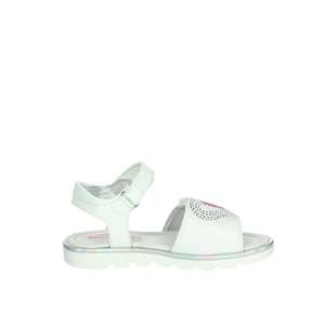 Sandalias Planas Blancas para Niñas Balducci Sport, Talla 31, con Diseño de Corazón con Pedrería - Product Image 4