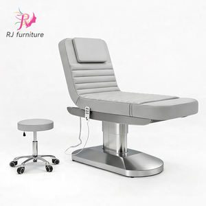 Cama Facial de Lujo Moderna con 3 Motores, Base de Acero Inoxidable, Cama de Masaje de Spa, Mesa de Tratamiento de Belleza, Muebles de Salón - Product Image 2
