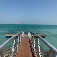 Le ponton durable flotte la marine + fournit le ponton flottant en aluminium standard