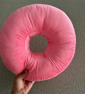 高品质家纺可拆卸盖甜甜圈枕头，带孔CNH耳痛耳穿枕