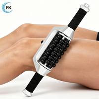 Rouleau de massage fascial rechargeable portable, machine de drainage lymphatique à boule interne, relaxation musculaire profonde, télécommande sans fil