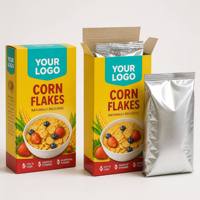 Emballage en boîte pliée en papier écologique imprimé sur mesure avec revêtement UV pour produits alimentaires, bonbons, céréales et en-cas
