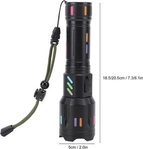 Lampe torche LED étanche 30W à longue portée 1000m, portable, zoomable, tactique, avec corps en aluminium, rechargeable, vente en gros - Product Image 2