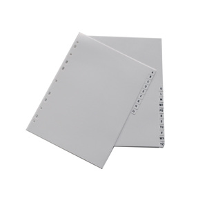 Nhựa PP tập tin Tab Divider A4 trang trí thẻ chỉ số thư mục 1 cái/PP túi văn phòng trường văn phòng phẩm chấp nhận biểu tượng tùy chỉnh - Product Image 5
