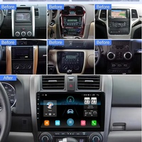 Autoradio multimédia Android universel 32 Go 9 pouces 2din Écran tactile IPS 2.5D Navigation audio Radio FM Wifi GPS