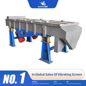 Gaofu rung sifter tuyến tính rung màn hình vỏ dừa rung sàng sàng separator hình chữ nhật sàng máy - Product Image 6