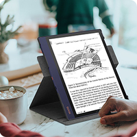 NET-CASE 360 support rotatif porte-crayon étui pour tablette pour BOOX Note Air 2 / Air 2 Plus 10.3 pouces couleur unie étui personnalisable