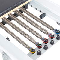 Réformateur de Pilates en aluminium blanc professionnel durable personnalisé lisse et silencieux à vendre