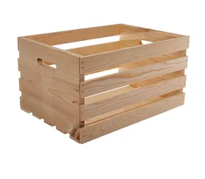 New Arrivals Customized Home 18 Lx12.5 Wx9.5 H Large Crates Pallet Rustic Wood Crate