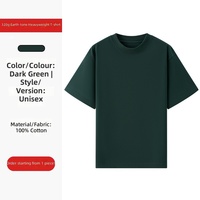 Kaos Oblong Katun Murni Berat 320g, Lengan Pendek, Model Longgar, Bermotif Budaya, Bisa Custom untuk Pakaian Kerja dan Iklan