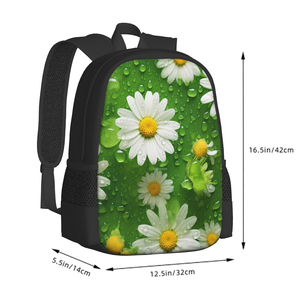 กระเป๋าเป้สะพายหลังผ้าออกซ์ฟอร์ดจุได้เยอะพร้อมช่องซิปไนลอนลายตัวอักษรกันน้ำและกันขโมย - Product Image 5