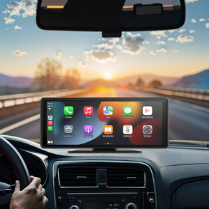 10.26 inch xách tay tự động Bảng điều khiển <span class=keywords><strong>DVR</strong></span> 12 LED <span class=keywords><strong>GPS</strong></span> navigation phía sau máy ảnh đài phát thanh Tuner điều khiển cảm ứng USB RAM IPS đảo ngược Viện trợ - Product Image 3