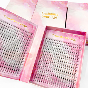 Éventails de Cils Préfaits Abonnie à Tige Longue ou Courte, Thermo-Soudés, Base Étroite, Pointue et Large, 20D, Plateau d'Extensions de Cils en Vrac - Product Image 3
