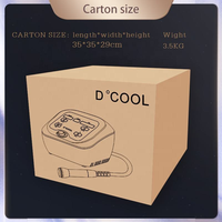 Professionnel 3-en-1 Dcool Électroporation Peau Refroidissement Beauté Rajeunissement Thérapie Machine Portable Ion Chaud Froid Machine Faciale
