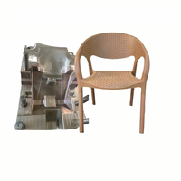 Diseño moderno Nuevo estilo Silla Molde Silla de plástico Plantilla Molde de inyección Fabricante Muebles Molde Plantillas