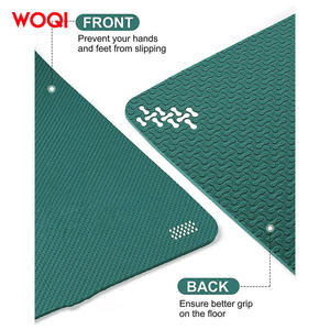 เสื่อโยคะวอคกี้หนา 6 มม. เสื่อพับได้ EVA สำหรับออกกำลังกายที่บ้านและกระชับสัดส่วน สีเขียวพีค็อก - Product Image 3