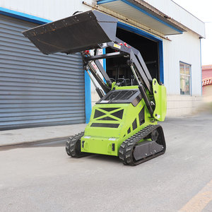 EPA CE Petite chargeuse compacte diesel Chargeur frontal Mini moteur Honda à chenilles Haute efficacité Godet bétonnière Grappin à bûches - Product Image 2