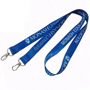 Zhongshan Lianxin Bestselling Home Appliance Double Sided Printed 10*900Mm Lanyard With a <b>J</b> <b>Hook</b> Attachment - Product Image 1