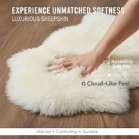 Tapis en peau de mouton véritable de Nouvelle-Zélande, 100% laine longue de qualité supérieure