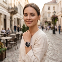 Reloj Inteligente para Mujer 2026, Moderno, Resistente al Agua, con Llamadas Bluetooth, Monitor de Salud, Personalizable, Directo de Fábrica