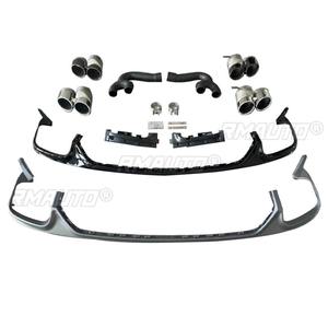 Difusor de Parachoques Trasero, Alerón, Protector de Salida de Escape, Pieza de Modificación para Audi Q8 2019-2023, Accesorios para Auto - Product Image 4