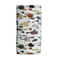 Nouveau bébé mousseline couverture personnaliser 2 couches bébé 100% coton mousseline Swaddle couverture pour nouveau-nés