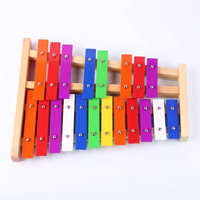 Glockenspiel Xylophone EX-factory Price Colorful 8-Key YONGXIN Brand Wood Metal Educational Percussion Metallophone/Glockenspiel