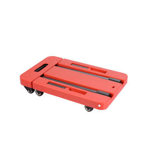 Chariot à main pliable Chariot à bagages pliable Chariot à plate-forme portable Chariot pliable avec 6 roues - Product Image 3