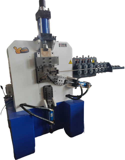 KENI Fully Automatic D-Ring Bending Machine for Iron/Stainless Steel Wires D-Shape Buckle Forming 1-12mm Diameter 40 Pieces/Min