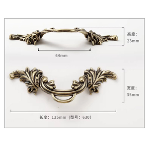 European Zinc Ancient Silver Bronze Furniture Handles and <strong>Knobs</strong> for Cabinet <strong>Doors</strong> Dresser Kitchen Durable &amp; Easy Installation - Product Image 4