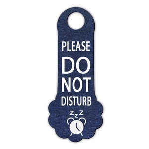 Hotel no molestar puerta tamaño personalizado <span class=keywords><strong>en</strong></span> blanco Suspensión de puerta - Product Image 2