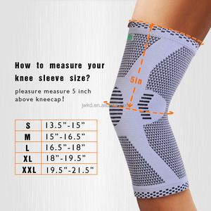 Thể dục an toàn đầu gối nén tay áo cho bóng chuyền bóng rổ chạy đầu gối hỗ trợ tay áo cho đau đầu gối, viêm khớp - Product Image 3