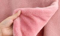 Ropa de Invierno al por Mayor para Niños, Capa con Capucha, Abrigos Blancos Cálidos para Niñas, Capa